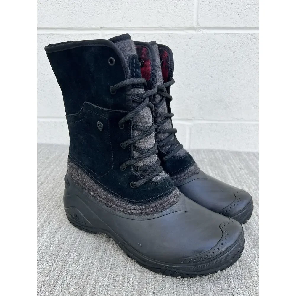 The North Face Women's Shellista II Roll-Down Winter Boot Black Women's Size 7US